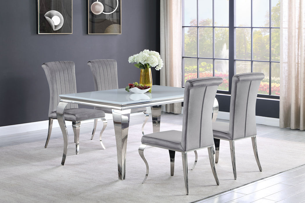 Carone 5-piece 61" Rectangular Dining Set