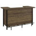 Bellemore Rectangular Storage Bar Unit Rustic Oak image