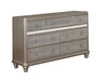 Bling Game 7-drawer Dresser Metallic Platinum image