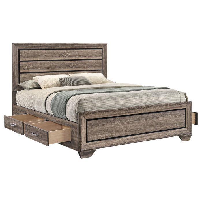 Kauffman Panel Platform Storage Bed