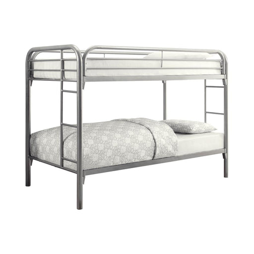 Morgan Twin Over Twin Bunk Bed Silver image