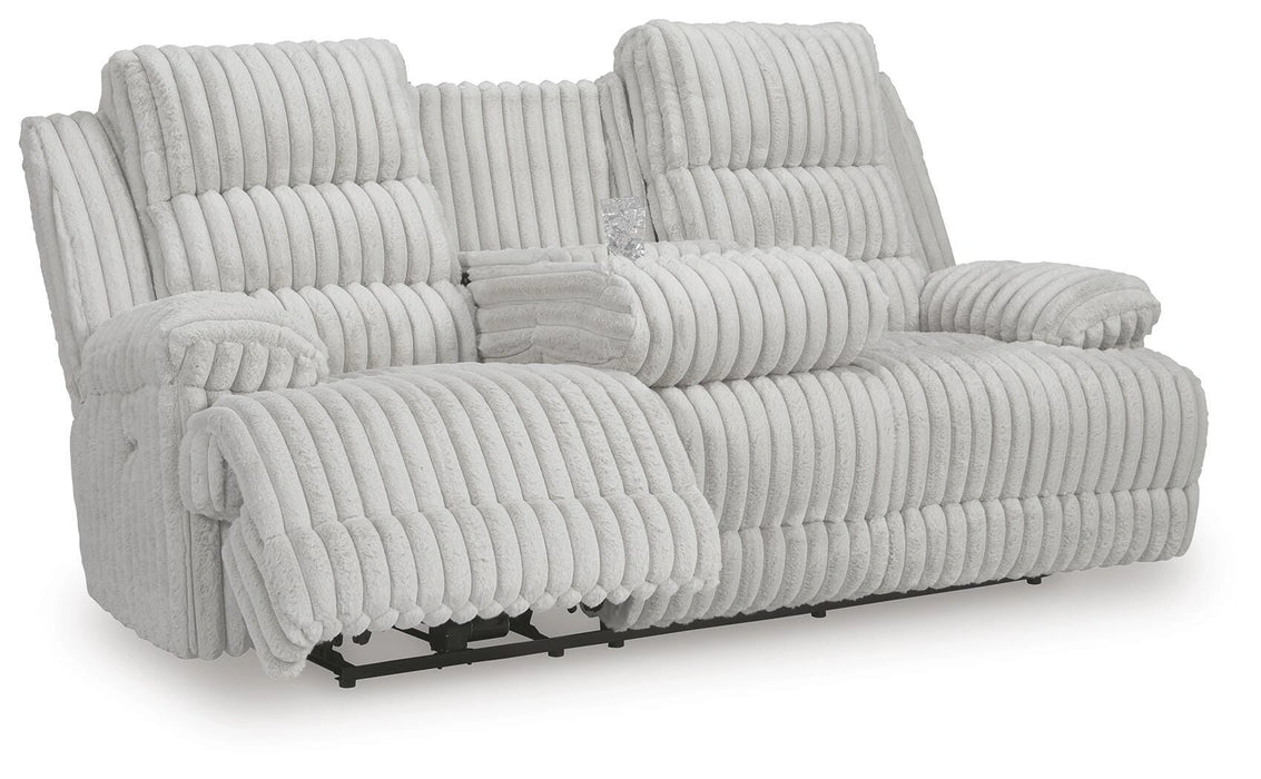 Rhines Falls Power Reclining Sofa with Drop Down Table
