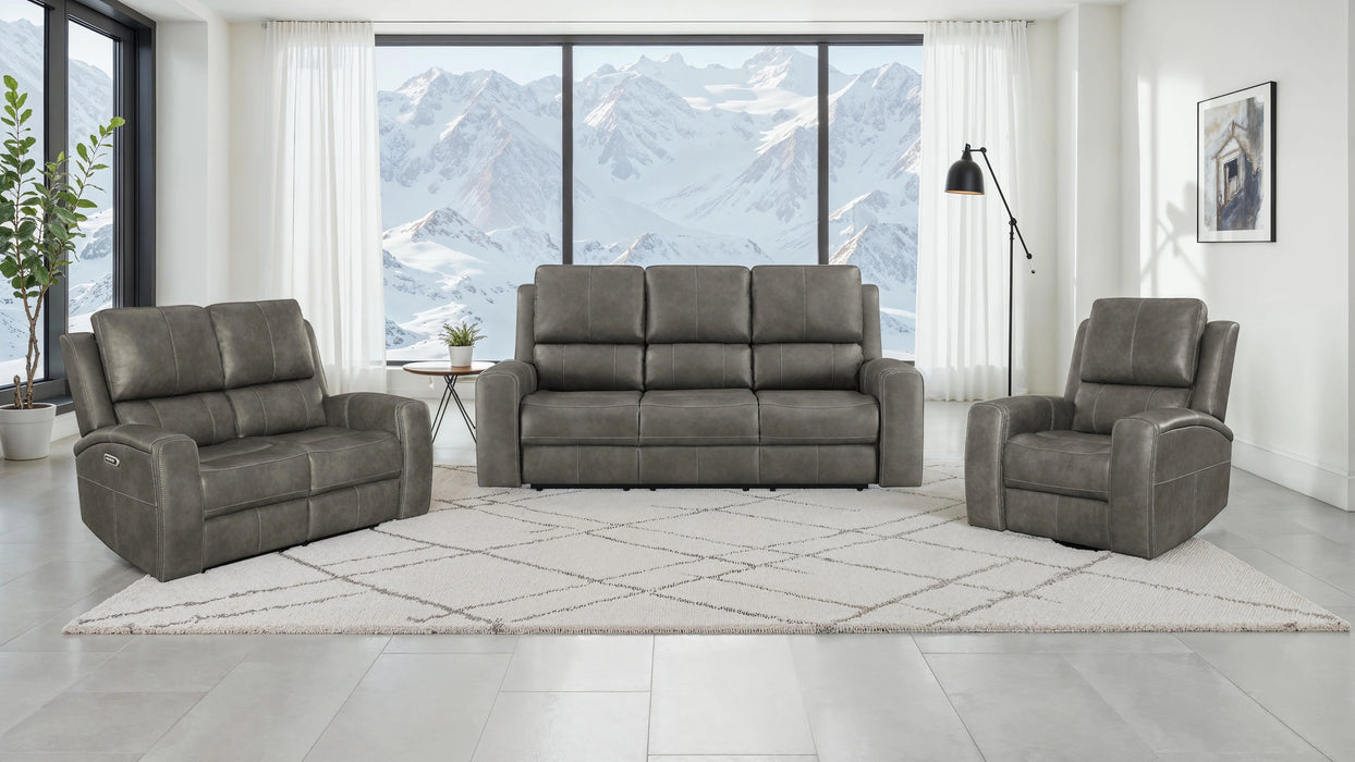 Brickston Triple Power Reclining Sofa Set
