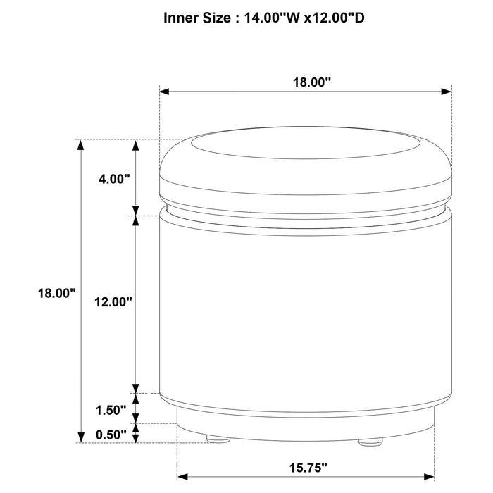 Remuda Storage Ottoman