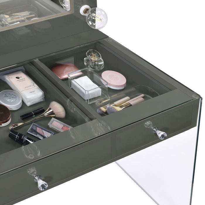 Afshan Makeup Vanity Table with LED Mirror