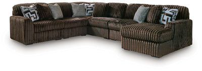 Midnight-Madness Sectional with Chaise