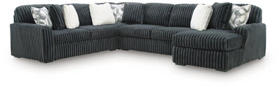 Midnight-Madness Sectional with Chaise