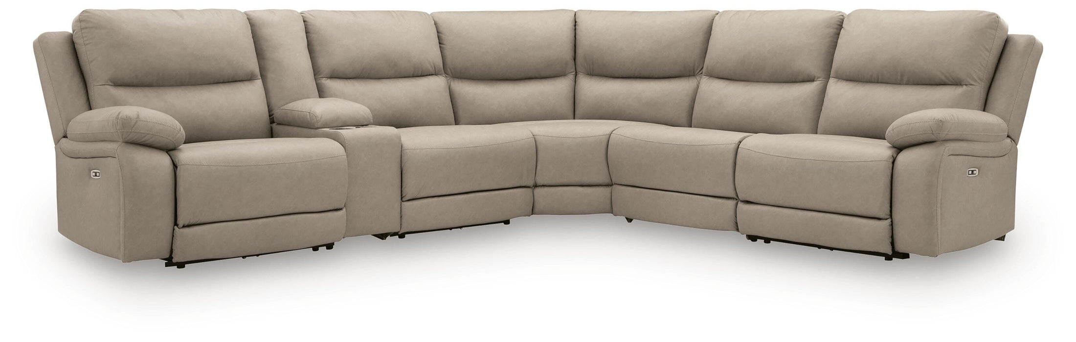 Narwhal Place Reclining Sectional with Storage Console