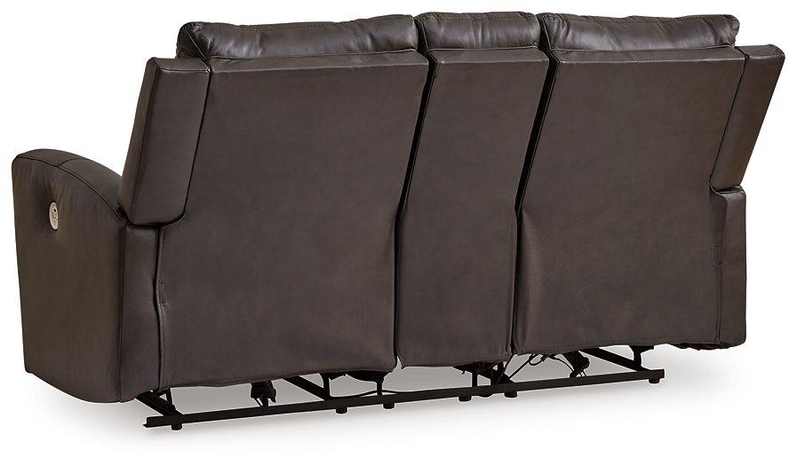 Boxmere Power Reclining Loveseat with Console