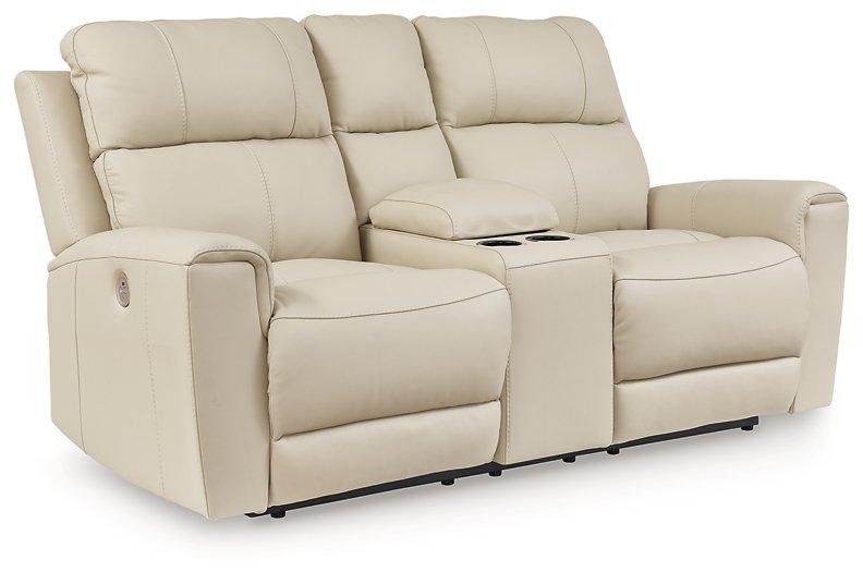 Dahlmoore Power Reclining Loveseat with Console