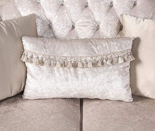 Acapulco White & Espresso Sofa