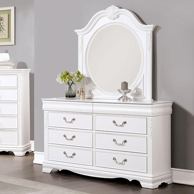 ALECIA Dresser, White