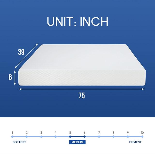 Artemisia 6" Full Memory Foam Mattress