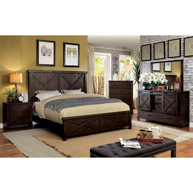 Bianca Cal.King & E.King Bed Brown