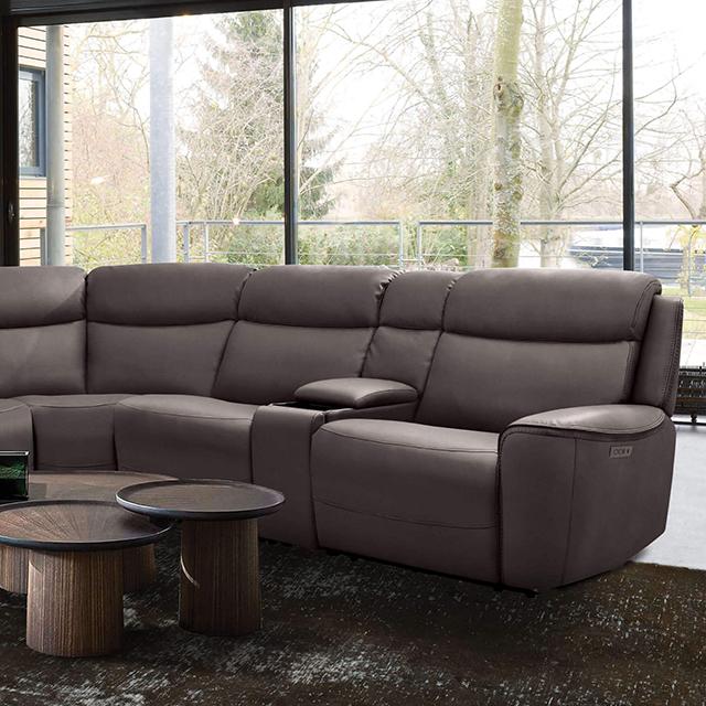 EDMONDUS Power Sectional, Dark Gray image