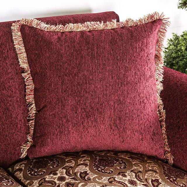 TABITHA Wine Love Seat, Wine